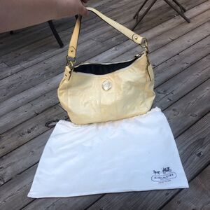 Rare Coach Purse Cream/White
